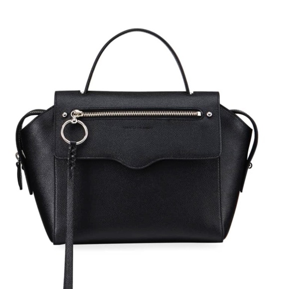 Rebecca Minkoff Textured Black Crossbody Bag new with out tags - Picture 2 of 6